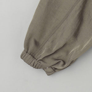 ナイロンツイル ジップブルゾン