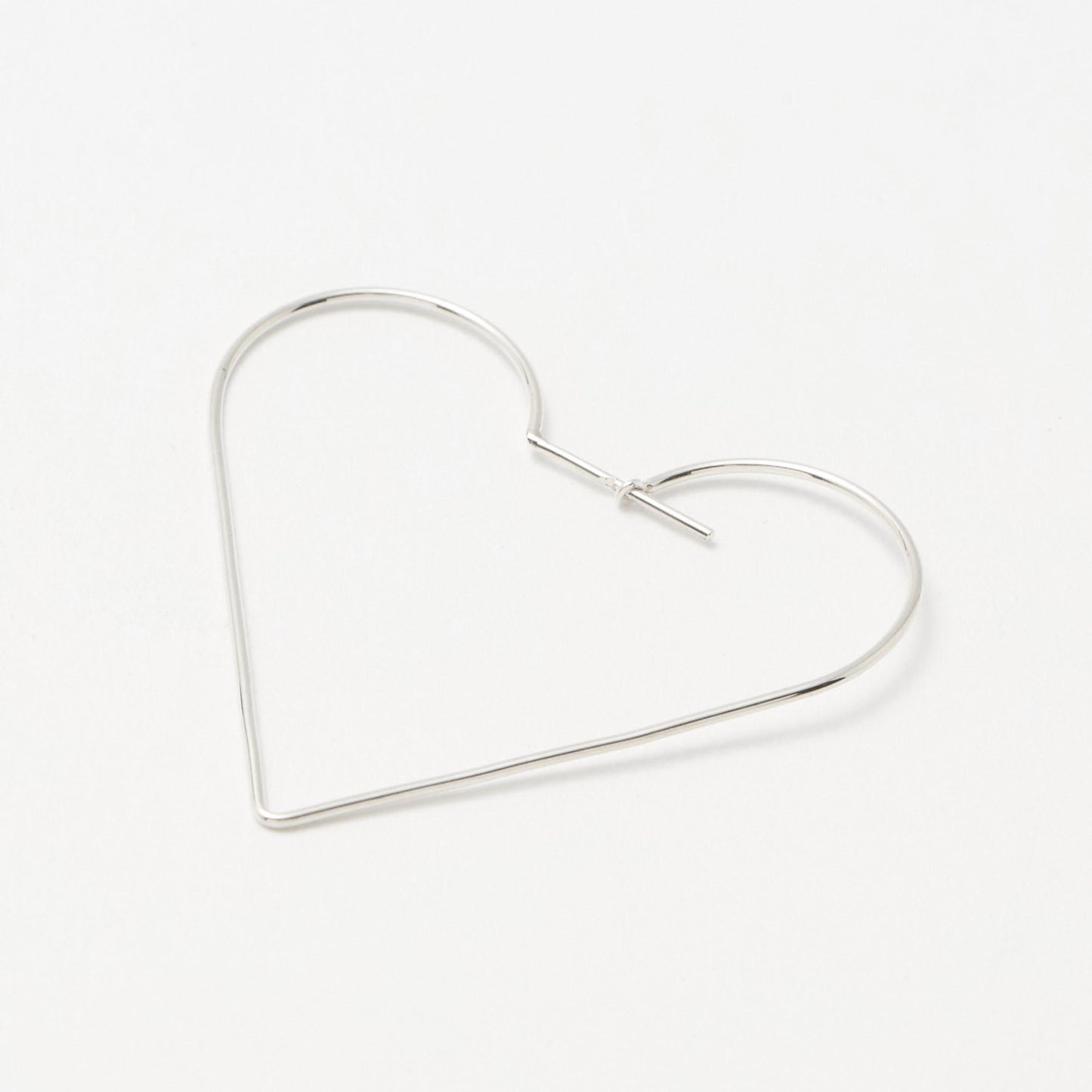 SILVER925 ハート ピアス