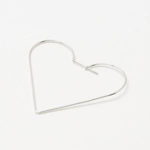 SILVER925 ハート ピアス