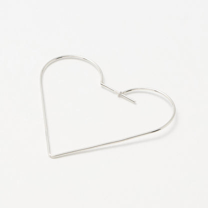 SILVER925 ハート ピアス