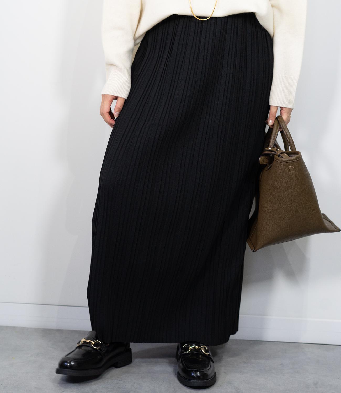 ストレートプリーツスカート