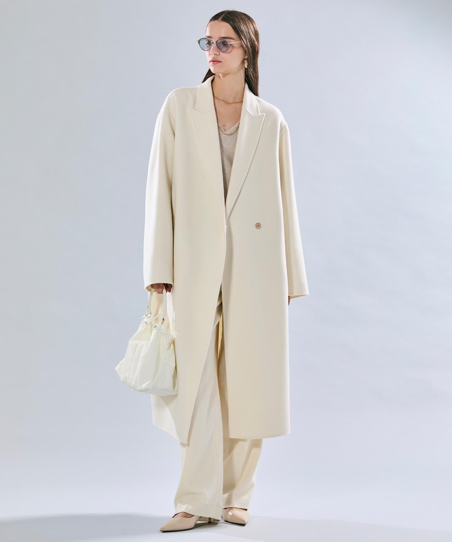 ZION / ウールロングチェスターコート