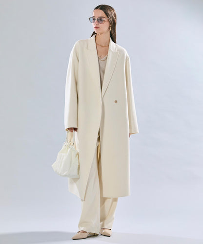 ZION / ウールロングチェスターコート