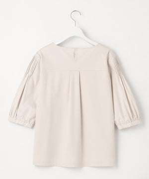 スムースデザイン パフスリーブ カットソー