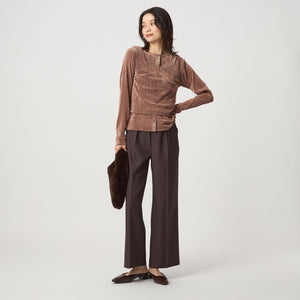 シアー フロッキー タンクトップ