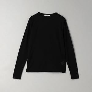 コットンナイロン天竺 シアー クルーネック Tシャツ