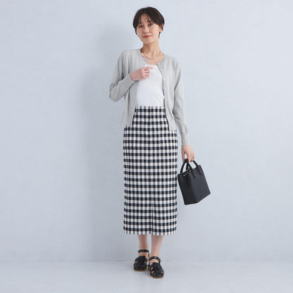 ドラキー クルーネック ニット カーディガン