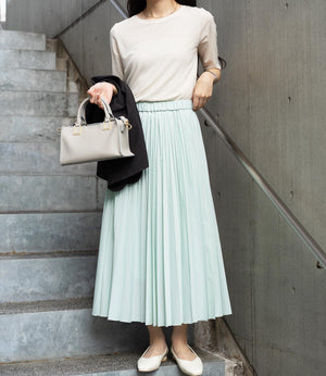 ダブルチュールハーフスリーブカットソー