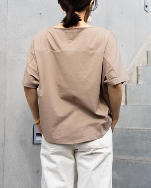半袖コクーンカットソー