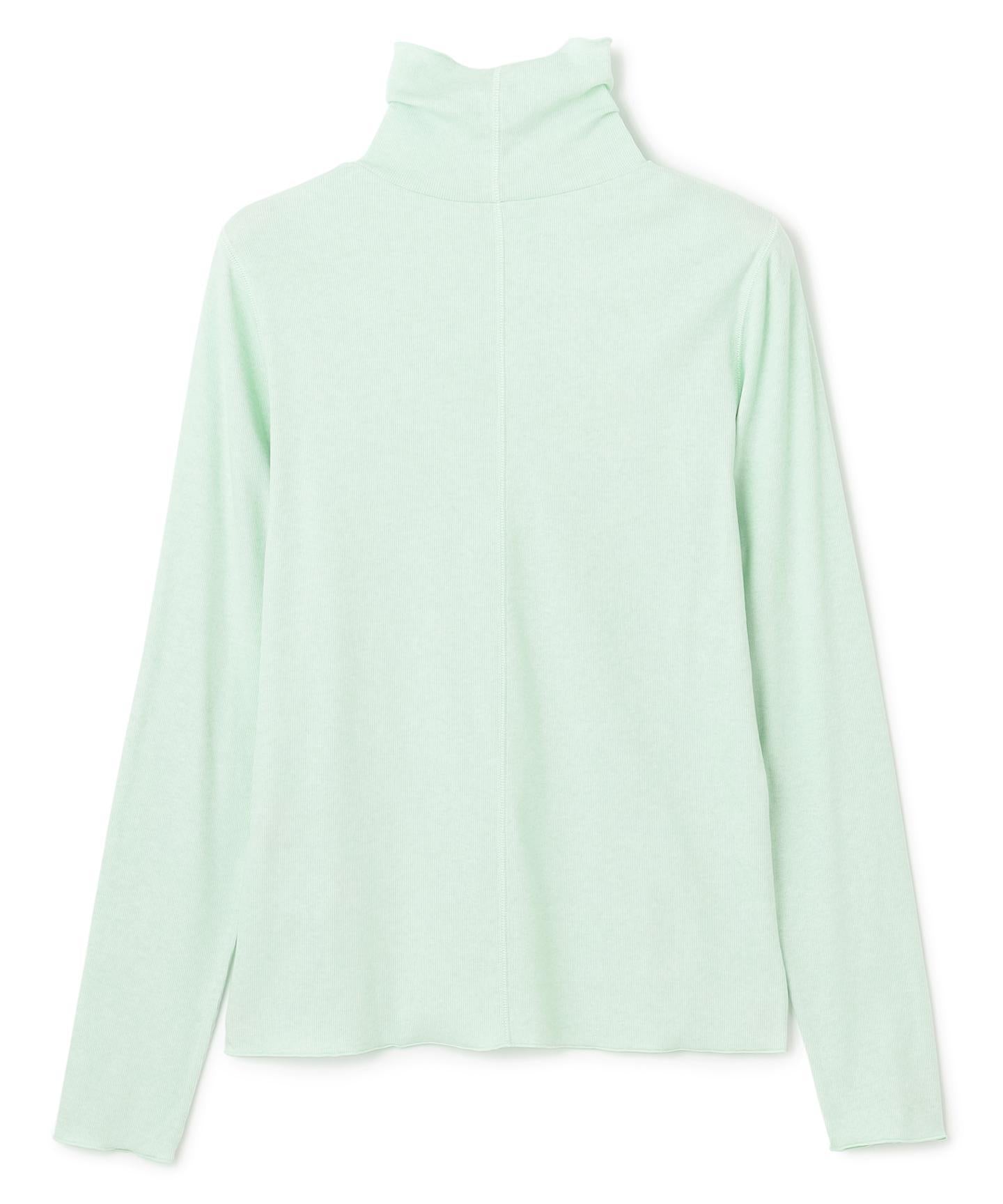 コットンカシミヤ タートルネックカットソー