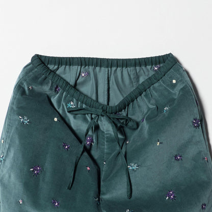 エンブロイダリー イージーパンツ