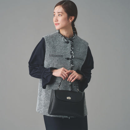 ダブルフェイス ワンハンドル バッグ