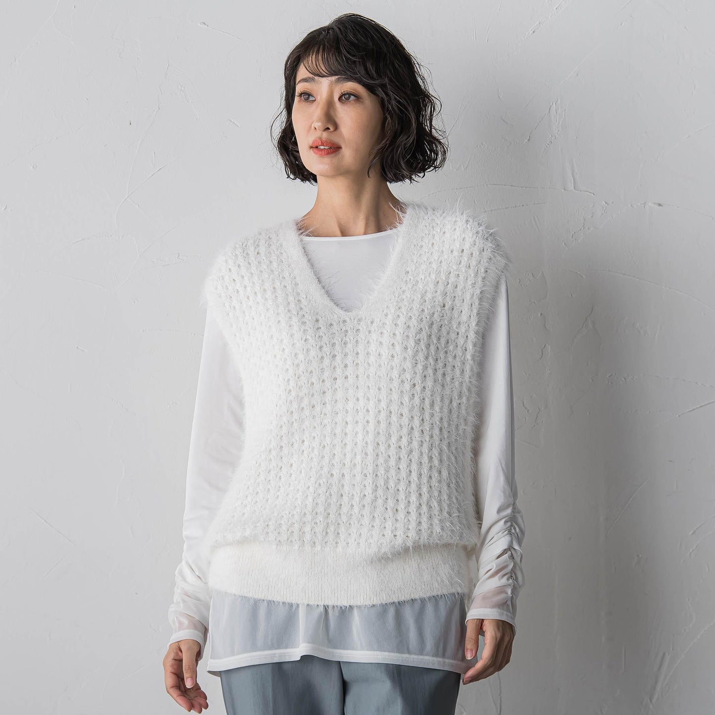 【WEB限定】”重ねるだけで格上げ”レイヤードインナー