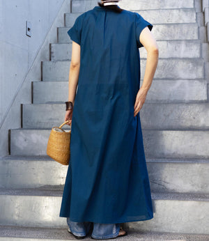 コットンロングワンピース