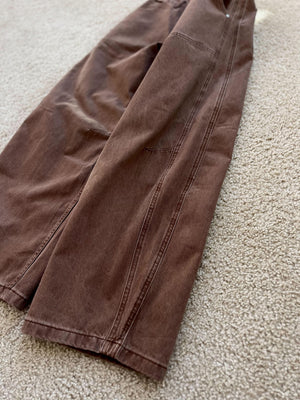 ブラウンデニムパンツ