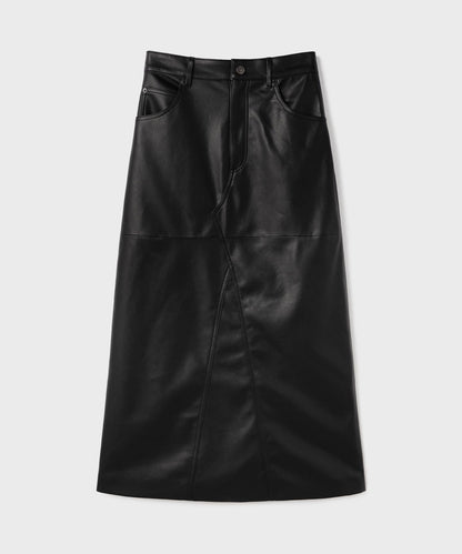 フェイクレザータイトスカート