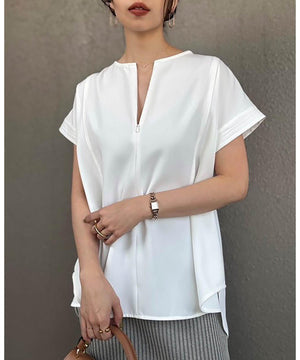 フロント2wayステッチワークブラウス