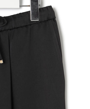 ドレープサテン 2WAY ドロスト パンツ