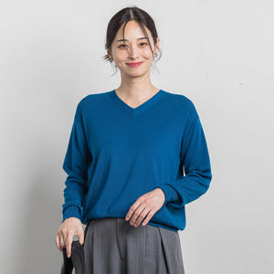 Brisbane Vネックニットプルオーバー≪11号あり≫