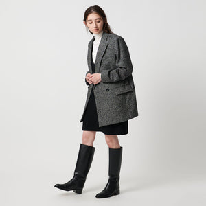 バックジップ ロングブーツ