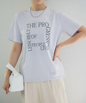 キューブレタリングTシャツ