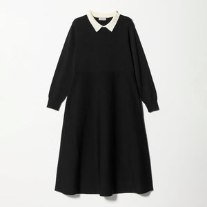 ハイショク エリツキ ニット ワンピース