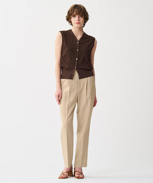 シアーニット ノースリーブベスト