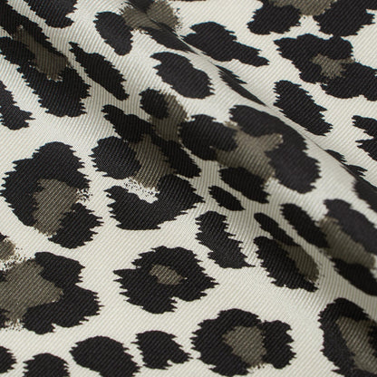 シルク レオパード スカーフ