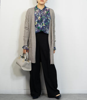 センタープレスストレートパンツ