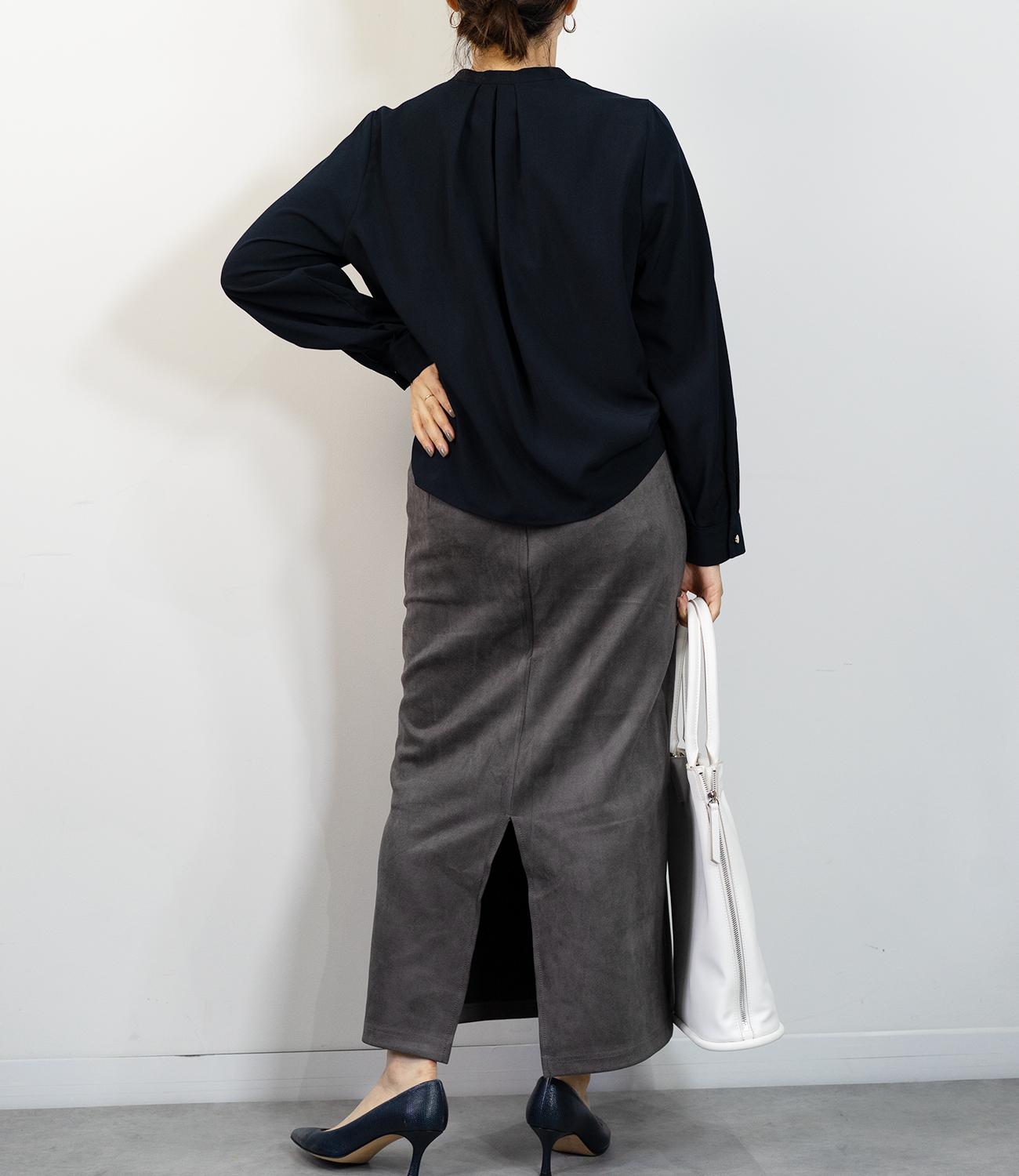 タックフレアブラウス