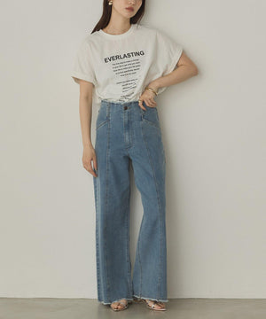 前後2wayUSAコットンTシャツ