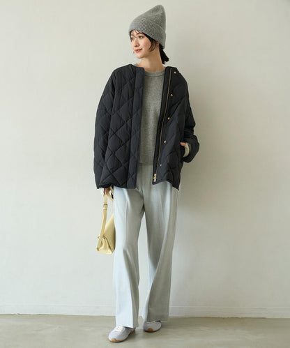 カシミヤブレンド クルーネックニット