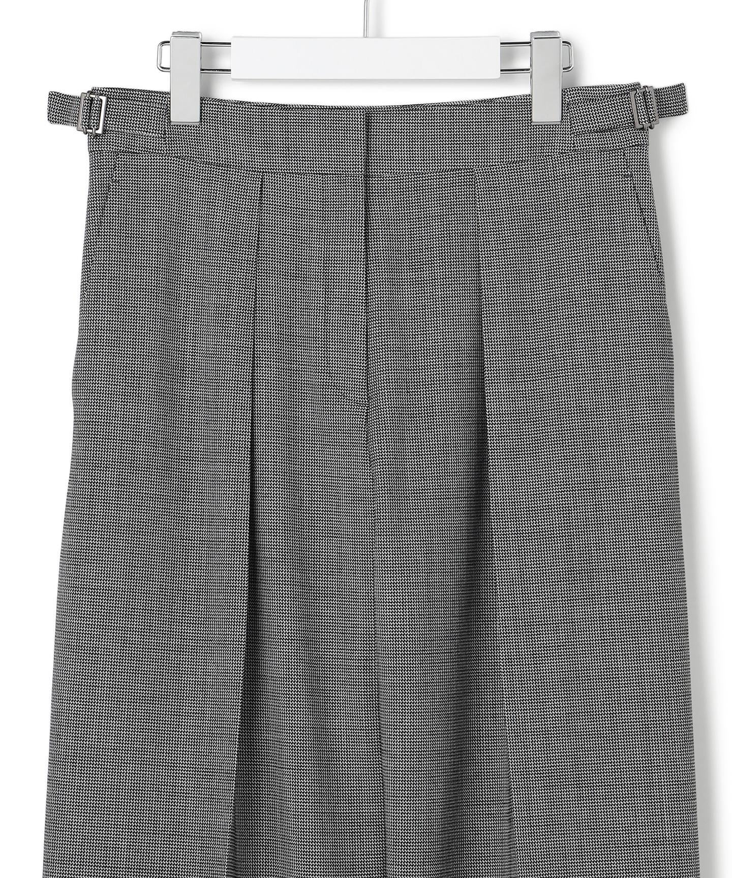 ウール2WAYストレッチ ワイドパンツ