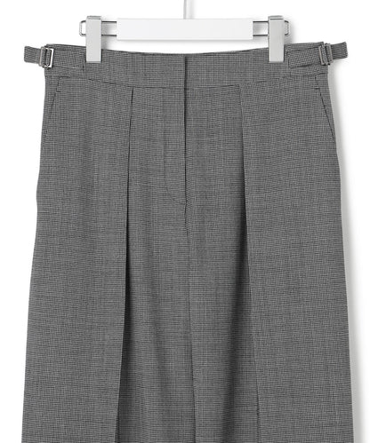 ウール2WAYストレッチ ワイドパンツ