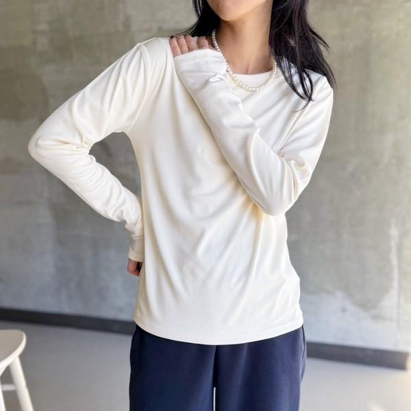 クルーネックトップス