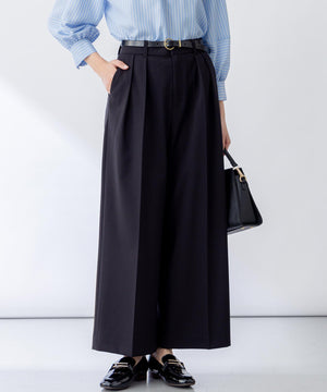 ドライタッチツイル ワイドパンツ