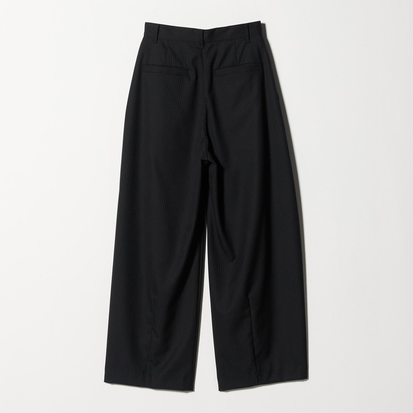 毛ポリエステル カーブパンツ ウォッシャブル