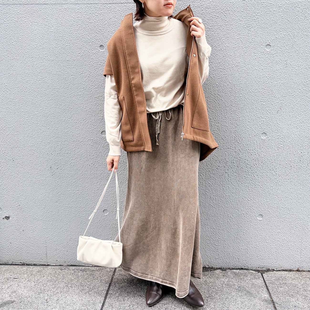 【M・Lサイズ②】スタイリストNanae監修！サイズを選べるニット＆ベスト特別セット