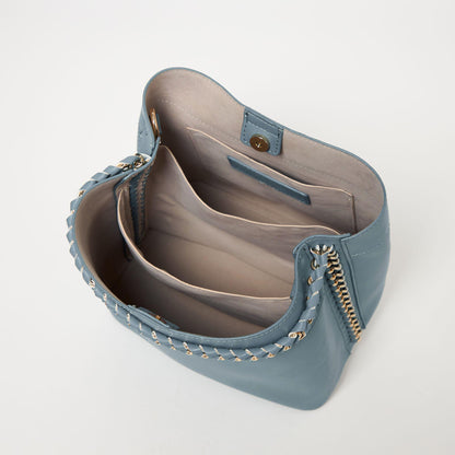 チェーンハンドル 2WAY スクエアバッグ ショルダーバッグ