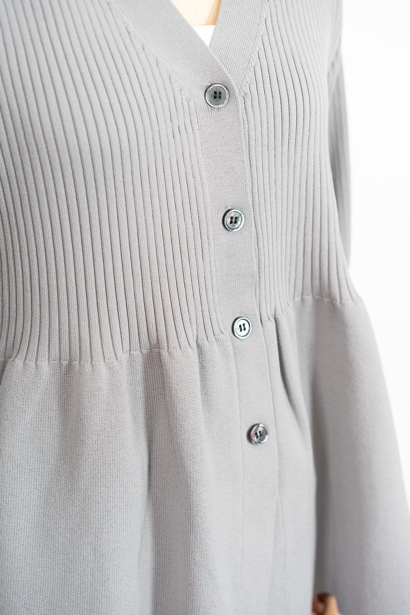 スポンディッシュペプラムカーディガン