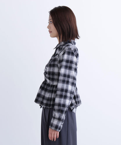 ビスチェセットチェックシャツ