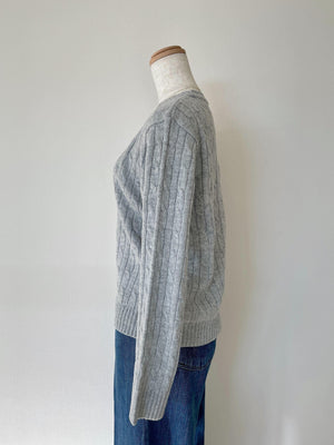 コンパクトケーブルニット