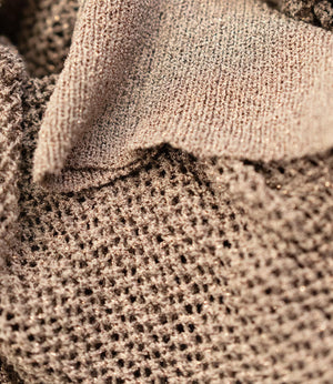 ダブルジップメッシュラメカーデブルゾン