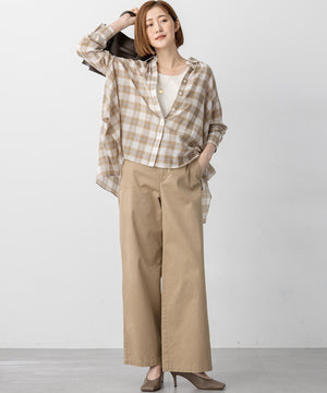 シャイニーリブ タンクトップ