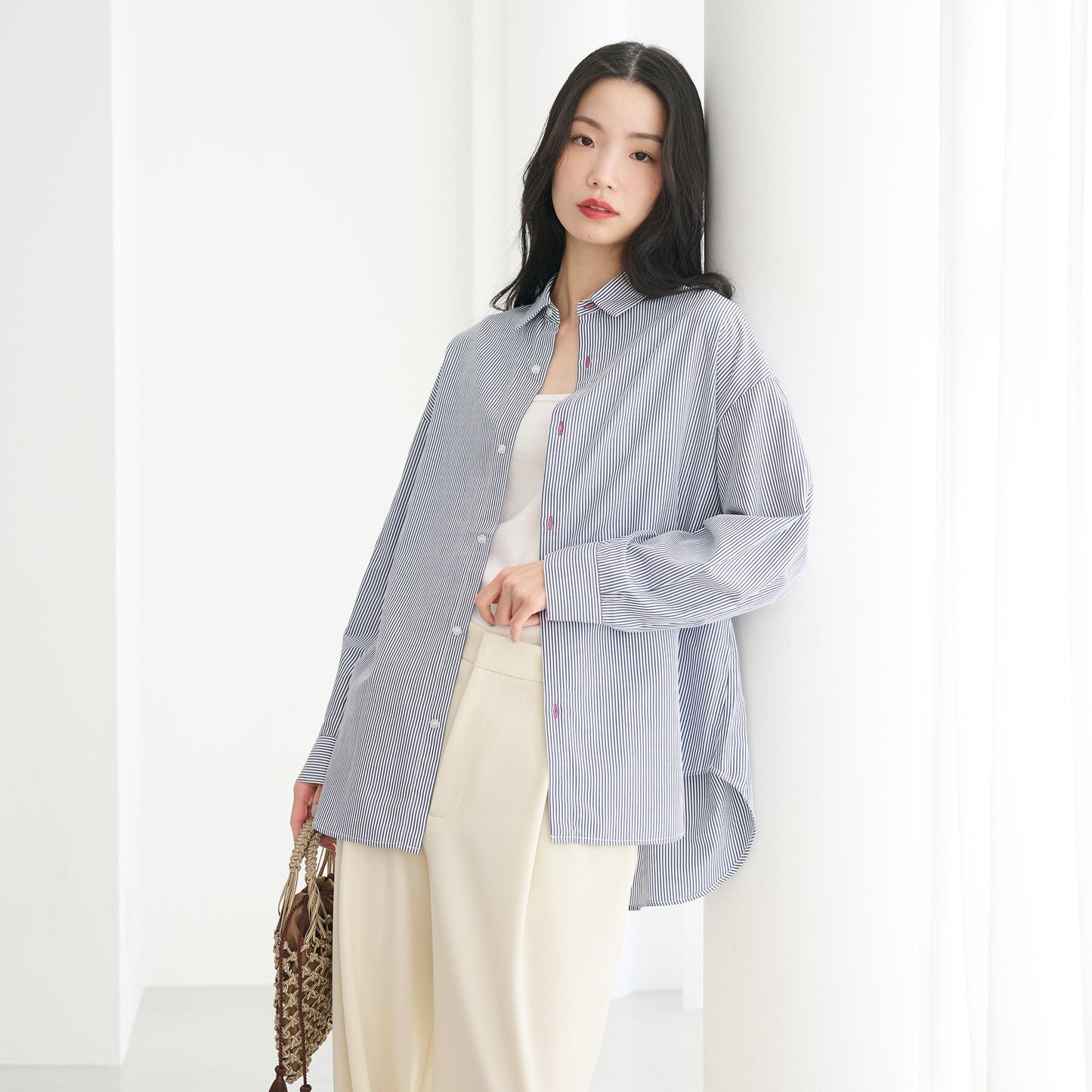 【WEB限定】ストライプ レギュラーシャツ