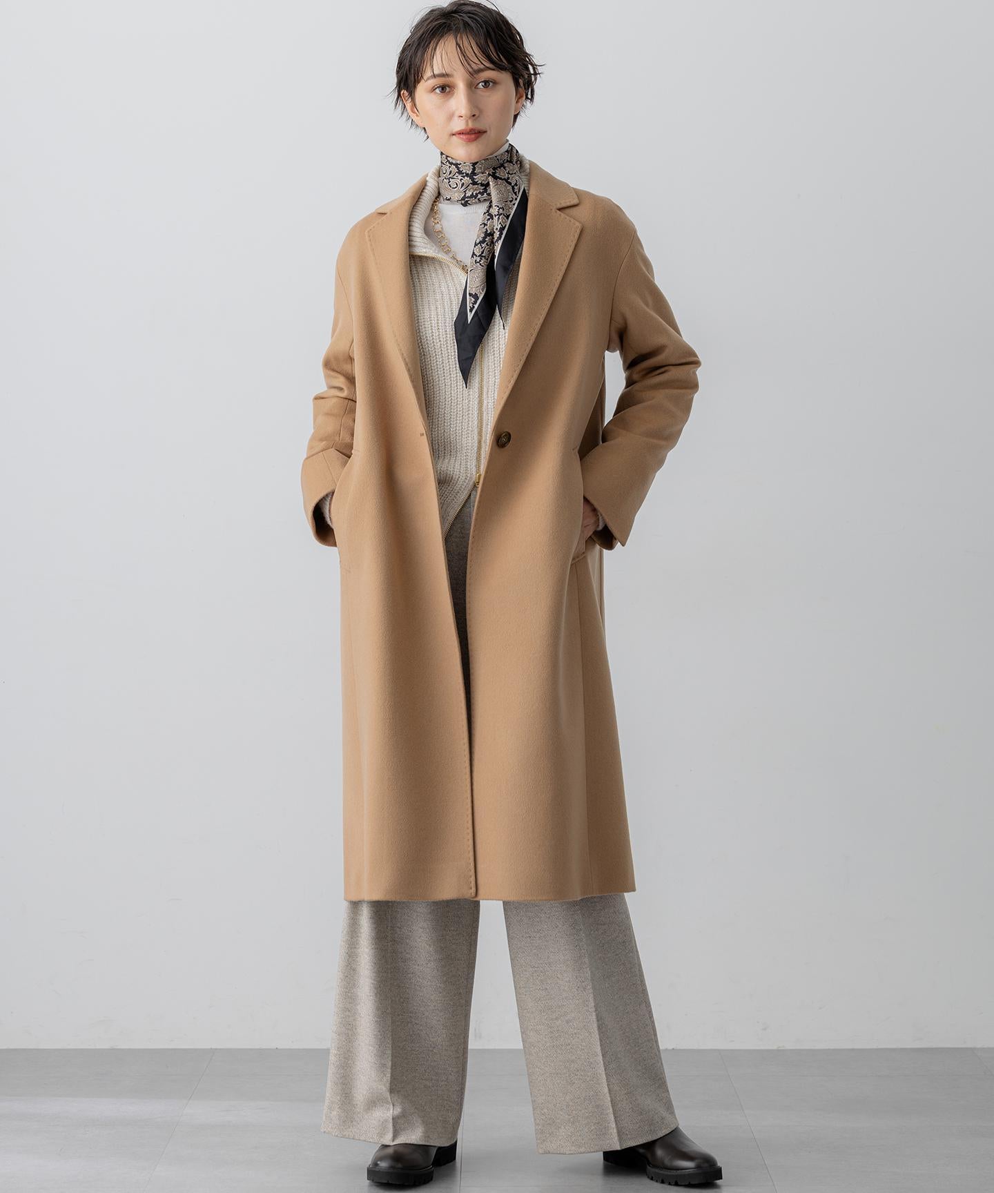 ウールカシミヤビーバー チェスター コート