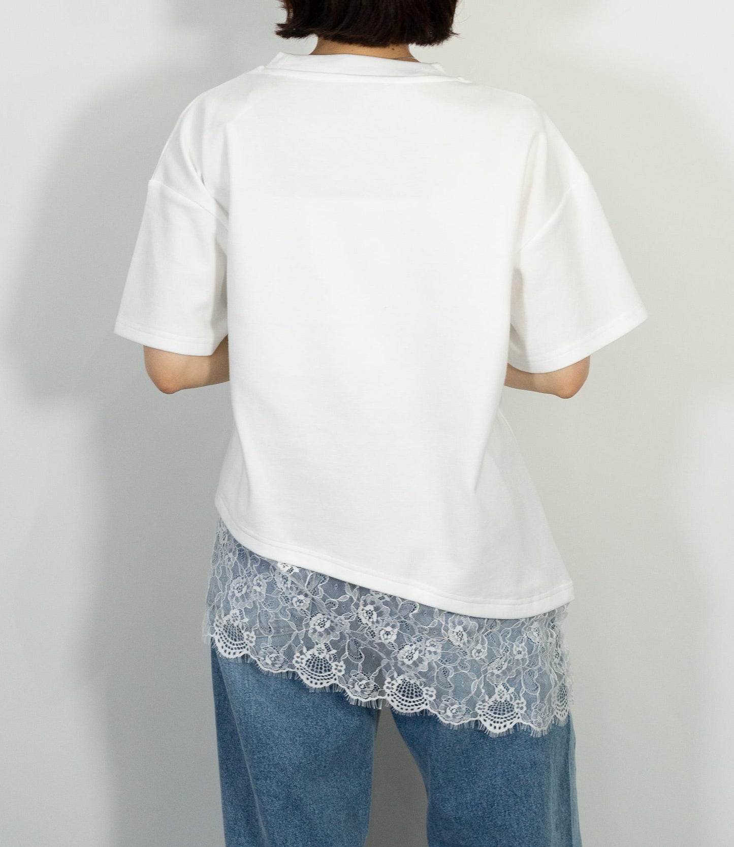 レースドッキングTシャツ