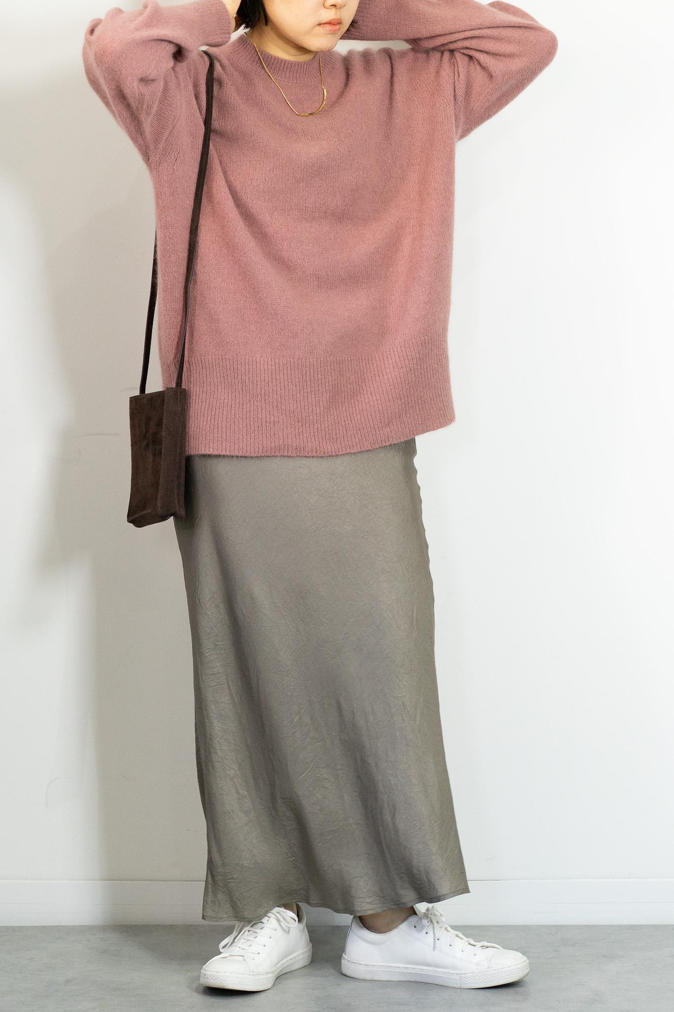 FOX混バックスリットオーバーニット