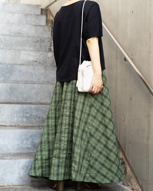 半袖コクーンカットソー