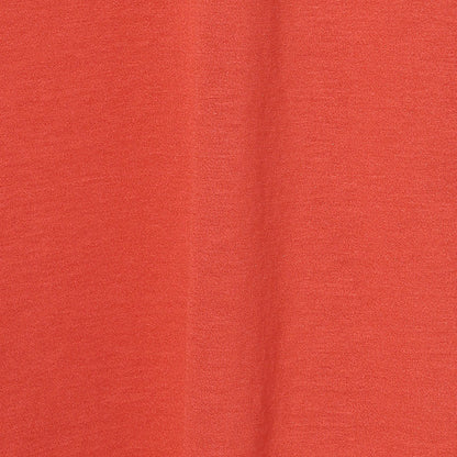 コットンナイロン クルーネック ノースリーブ Tシャツ